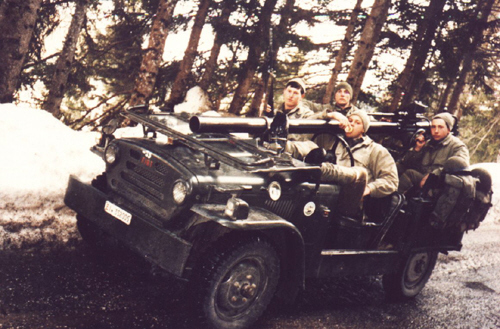 Compagnia Controcarri Cadore (Battaglione Feltre), verso Monte Croce di Comelico (esercitazione 1986) 