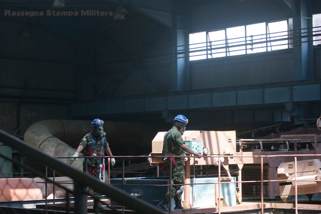 In foto un momento dell’esercitazione. In foto un momento dell’esercitazione.