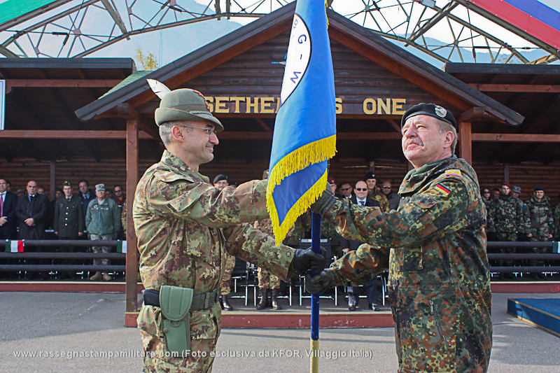 Kosovo/ KFOR, Villaggio Italia. Avvicendamento dei Reparti&nbsp;Italiani