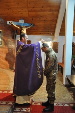 Kosovo/ Il contingente italiano celebra l’inizio della Quaresima&nbsp;Cristiana