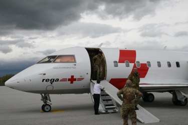 Kosovo/ Trasporto sanitario d’urgenza dall’aeroporto A.M.I.Ko. di&nbsp;Gjakova.