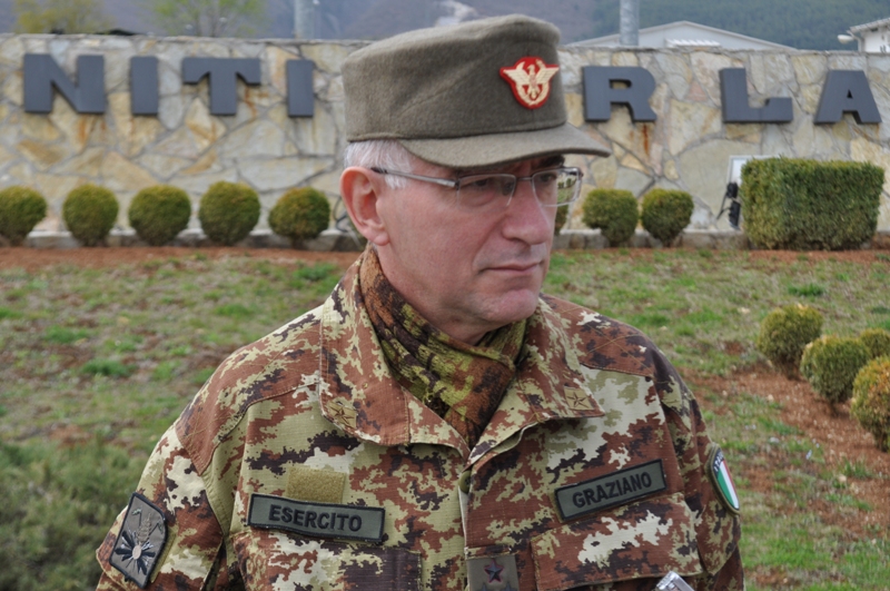 Kosovo/ Il Capo di Stato Maggiore dell’Esercito in visita al Contingente&nbsp;italiano