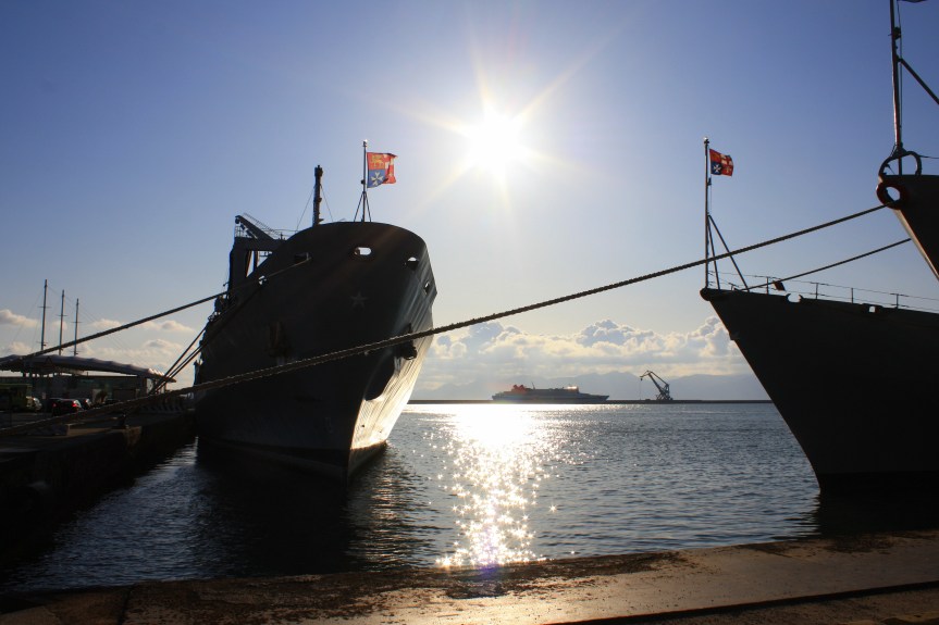 Marina Militare/ Cagliari. Navi della Marina Militari ormeggiate al&nbsp;porto