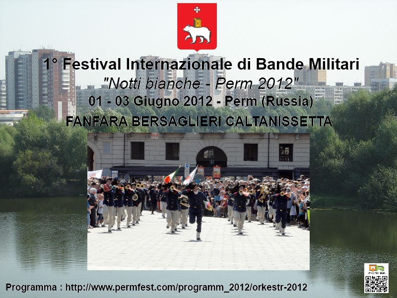 Russia/ Sicilia. Fanfara dei Bersaglieri in trasferta a&nbsp;Perm