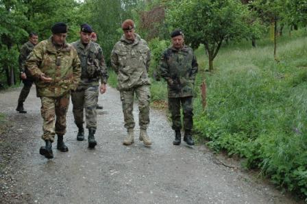 Kosovo/ Il Vice Comandante Supremo delle Forze Alleate in Europa (DSACEUR) in visita al Comando Italiano del Nord del&nbsp;Kosovo