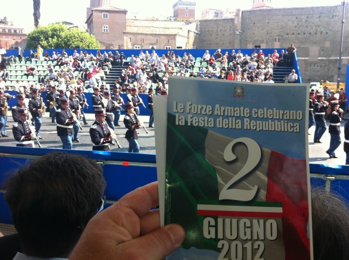Italia/ Roma. Le foto dei nostri lettori della 66a Festa della Repubblica Italiana, Ed. 2 Giugno&nbsp;2012.