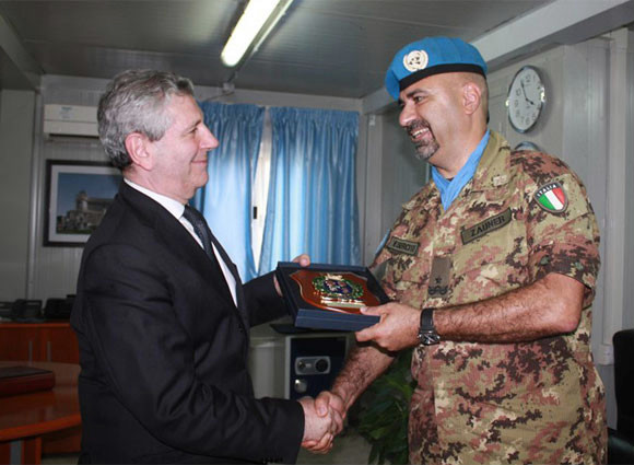 Libano/ UNIFIL. Il Ministro della Difesa visita i caschi blu&nbsp;italiani