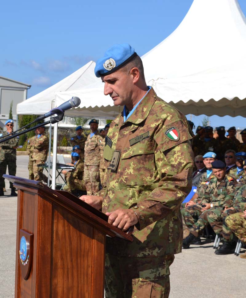 Libano/ UNIFIL. Il Generale Paolo Serra, comandante dell’Operazione ONU, in narrativa&nbsp;breve