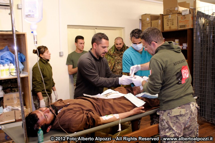 Afghanistan/ Intervento medico d’urgenza e ferite d’arma da&nbsp;fuoco