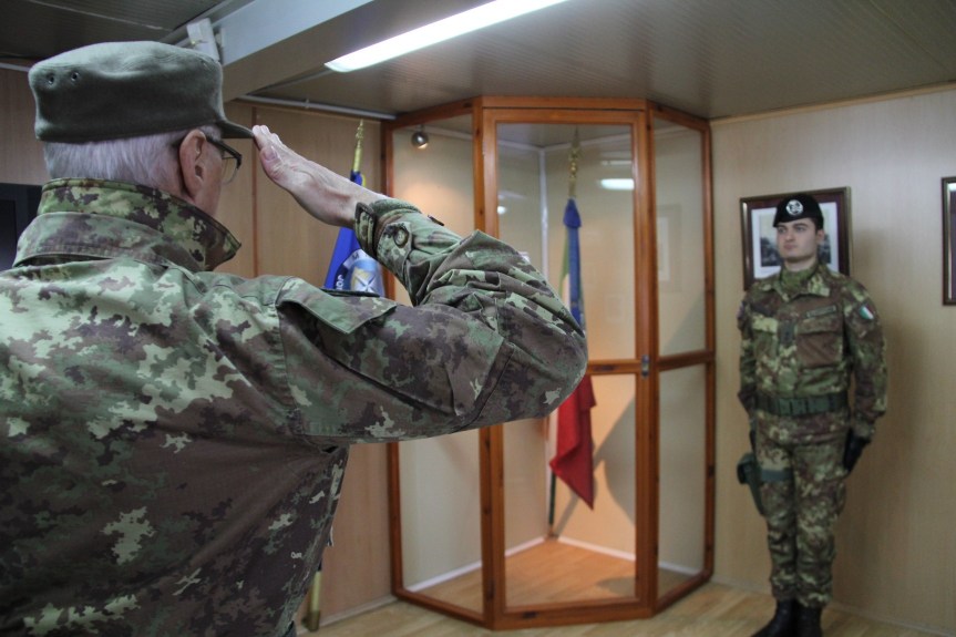 Kosovo/ Gen. Abrate. Il Capo di Stato Maggiore della Difesa saluta il contingente militare in&nbsp;Kosovo