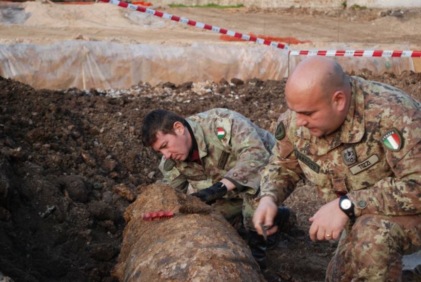 Bari/ Bonifica. Rinvenuta bomba aerea da 500 kg di fabbricazione tedesca nel pieno centro della&nbsp;città