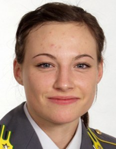 Sport/ Biathlon. Medaglia d’oro nel biathlon femminile a squadre. In foto il finanziere Dorothea Wierer (Guardia di Finanza).