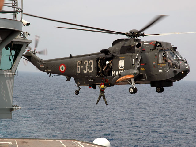 Marina Militare. Centenario Aviazione Navale cerimonia dismissione Elicottero&nbsp;SH3D