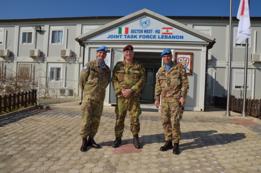 Libano del sud/ Shama. Il COMCOI in visita al contingente&nbsp;italiano