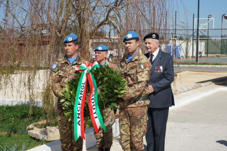 Libano/ Shama. L”Associazione Nazionale Combattenti Forze Armate Regolari Guerra di Liberazione’ in visita al Contingente&nbsp;Italiano