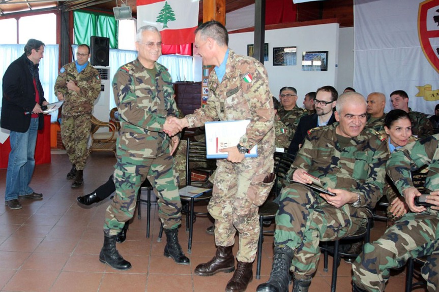 Libano/ Shama. Inaugurato corso di italiano in favore delle Forze Armate Libanesi