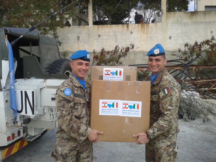 Libano/ Shama. I “caschi blu” italiani per la sicurezza stradale e per il sociale con la cooperazione civile e&nbsp;militare