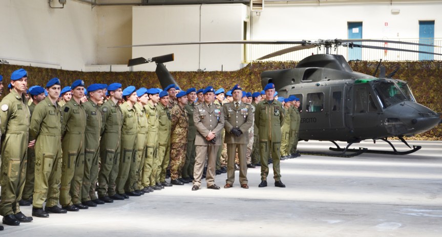 Lamezia Terme/ caserma “Carmine Calò”. Il Comandante COMFOTER visita il 2° Reggimento Aviazione dell’Esercito&nbsp;“Sirio”