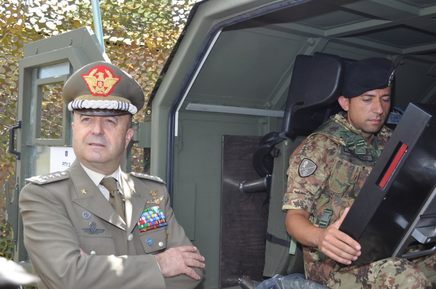 Sabaudia/ Arma di Artiglieria. Festa con la presenza del Generale&nbsp;Bernardini