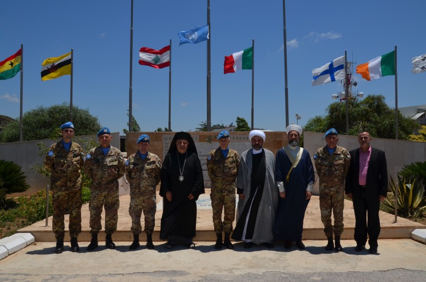 Libano/ Sud. Il comandante del Settore West di UNIFIL incontra i leaders&nbsp;religiosi