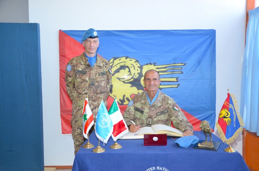 Libano/ Shama. L’Unifil Force Commander visita il Settore Ovest a guida&nbsp;italiana