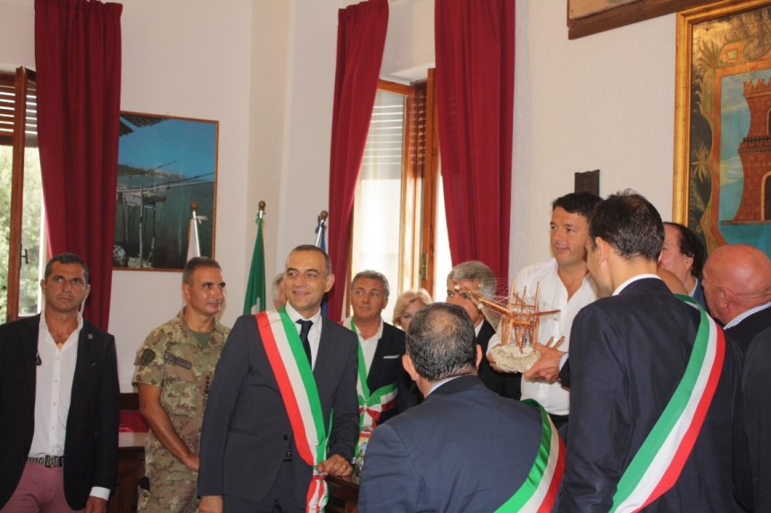 Peschici/ Dissesto idrogeologico. La visita di Matteo&nbsp;Renzi