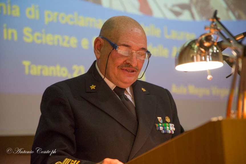 San Vito (Ta)/  Reportage Fotografico. Consegna Laurea ai Marescialli della Marina. Corso di Laurea in Scienze e Gestione delle Attività Marittime e Laurea in Infermieristiche