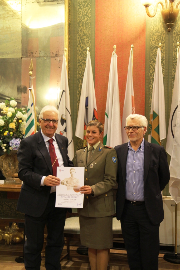 Verona/ Sport. Medaglia di Bronzo al Valore Atletico al Caporal Maggiore Scelto Milena&nbsp;Zanotti