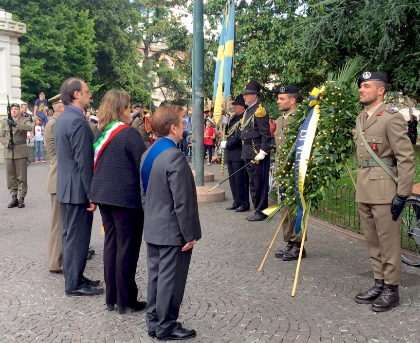 Verona/ Salva d’Onore in Piazza Bra. E’ la Commemorazione del Centenario della “Grande&nbsp;Guerra”