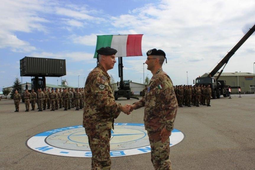 Kosovo/ Base “Villaggio Italia”. Cambio al Vertice della Unità Logistica&nbsp;Italiana