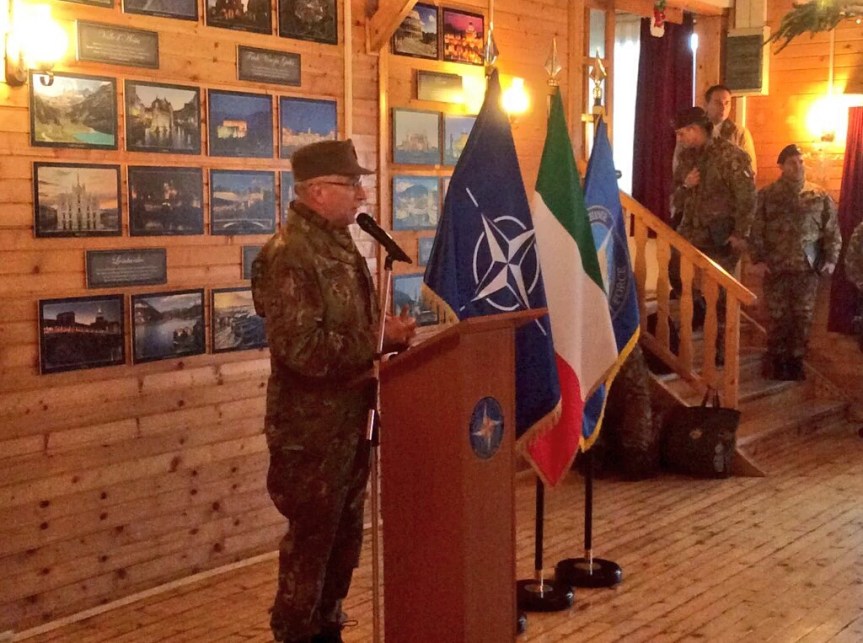 Kosovo/ Il capo di Stato Maggiore della Difesa italiano in visita al contingente&nbsp;nazionale