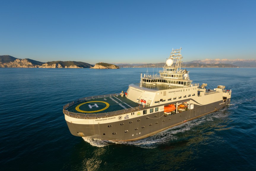 TRIESTE/ FINCANTIERI. CONSEGNATA LA NAVE OCEANOGRAFICA KRONPRINS&nbsp;HAAKON