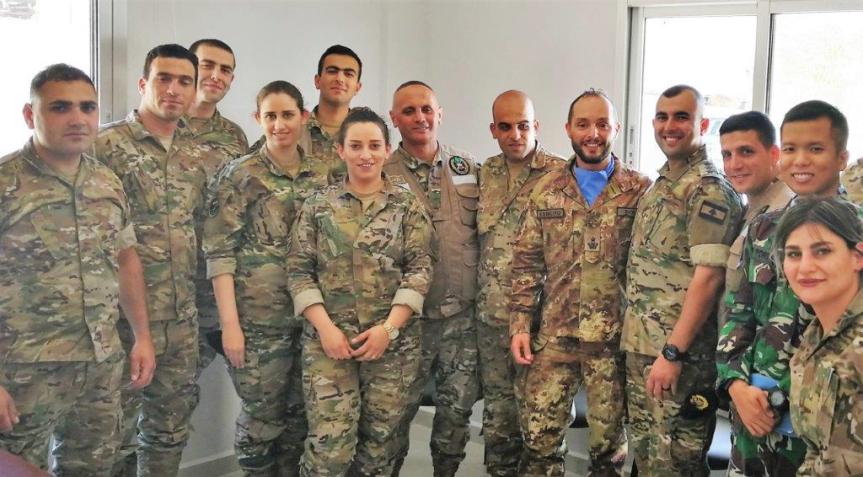 NAQUOURA/ MISSIONE IN LIBANO: RAFFORZATA LA COOPERAZIONE CIVILE-MILITARE TRA CASCHI BLU ITALIANI E MILITARI DELLE FORZE ARMATE&nbsp;LIBANESI
