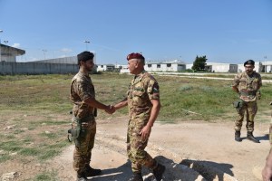 Il Generale Castellano in visita al CARA