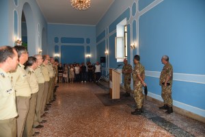 Il saluto del Generale Castellano al Comando Militare Esercito Puglia