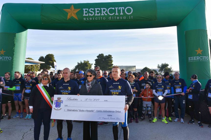 Barletta/ Esercito. 1^ edizione della gara podistica di beneficenza “Toro&nbsp;Ten”