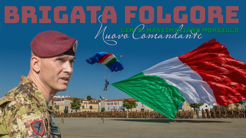 Pisa/ Folgore Il Generale di Brigata Roberto Vergori ha ceduto il comando al parigrado Massimiliano&nbsp;Mongillo.