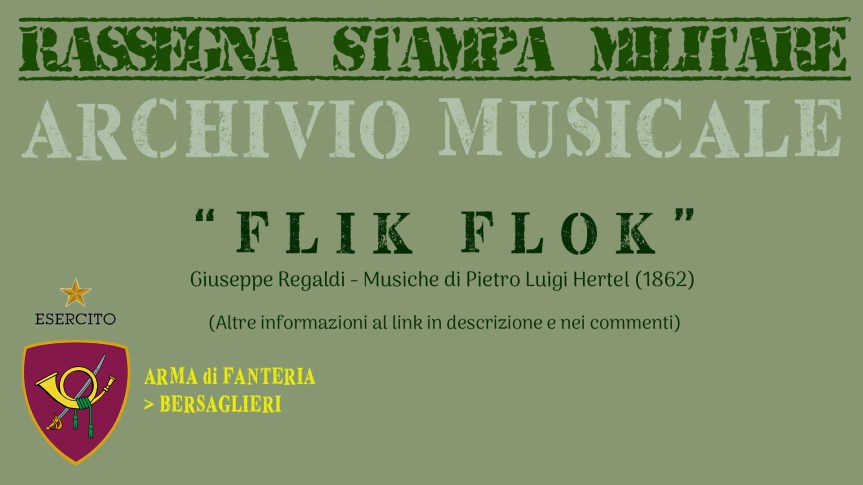 Bersaglieri. Inno Flik Flok (con testo) - Karaoke